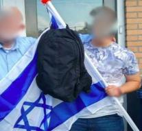 Rotten reviled for Jewish flag