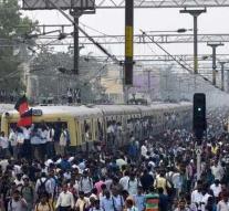Rush on runway at Indian railways