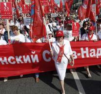 Russians on the streets against a higher retirement age