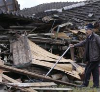 Search for survivors after earthquakes Japan