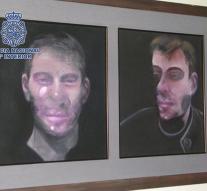 Seven arrests for looting paintings Bacon