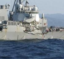 Seven missing people after collision naval ship VS