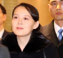Sister Kim Jong-un arrived in South Korea