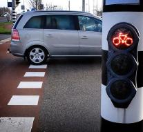 Smart traffic lights for cyclists Danes