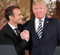 So many remarkable handshakes Trump and Macron