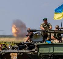 Soldiers in Ukraine high alert