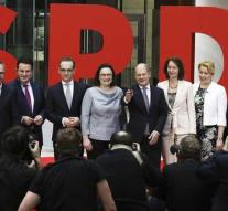SPD presents ministers' team