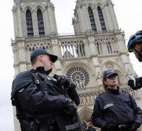 Square at Notre-Dame Paris evacuated