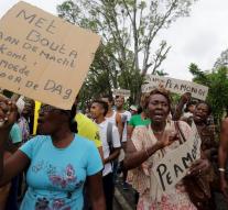 Surinamese masse in protest