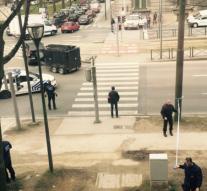Suspicious object campus Brussels inflated