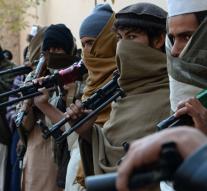 Taliban fighters stuck on island