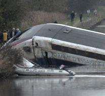 TGV was derailed by speeding