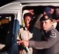 'Thai police man from fishing 41 car van'