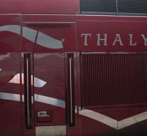 Thalys passengers stuck in storm