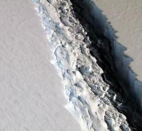 The South Pole has a huge iceberg