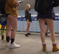 The subway without pants