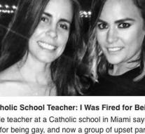 The teacher shares photos of her marriage with her wife and is dismissed