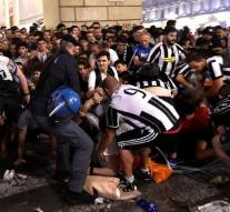 Three Juventus fans in critical condition