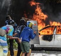 Traangas raises in Venezuela