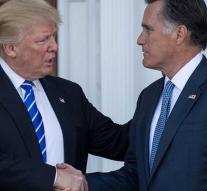 Trump speaks out support for Mitt Romney