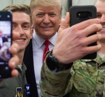 Trump visits American soldiers in Ramstein