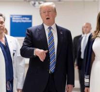 Trump visits emergency services after shooting