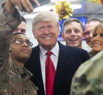 Trump visits troops in Iraq