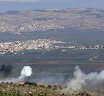 Turkey bombs Syrian Afrin region