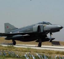 Turkish Air Force bombarded PKK targets