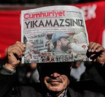 Turkish journalists remain in the cell