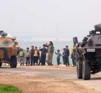 Turks establish military post at Aleppo
