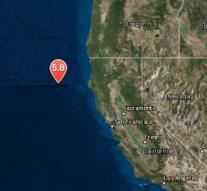 Two small earthquakes at California coast