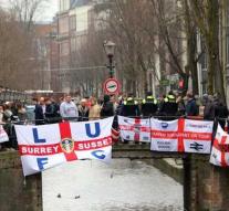 Unfilling evening in Amsterdam, now 28 English fans arrested