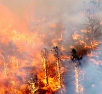 US fire 'extremely bright'