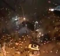 Van gets in on crowds of China: three dead and forty wounded