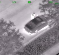 VIDEO Heli Police caught Pokémon hunter in the car