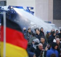 Water cannon deployed in Cologne