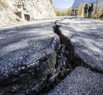 Weather earthquake in central Italy