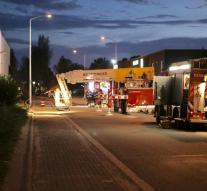 Weather suspected fire at Eindhoven car company