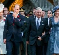 William and Catherine at commemoration of Ypres