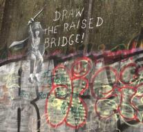 Window cleaner saves mural Banksy