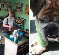 Woman dumps sick dog at grooming salon