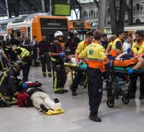 Wounded by train accident Barcelona