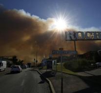 Wounded by wildfires southern France