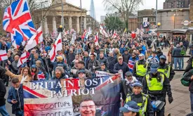 Arrests Made in London at Large Demonstration for Right-Wing Activist Tommy Robinson