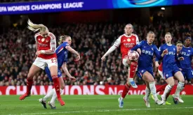 Arsenal Dominates Chelsea in UWCL Quarterfinal First Leg with 3-1 Victory