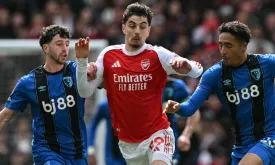 Arsenal Suffers Shocking 2-1 Defeat to Bournemouth, Havertz and Martinelli Ratings Drop