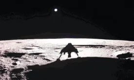 Blue Ghost Spacecraft Captures Selfie with Earth from Moon