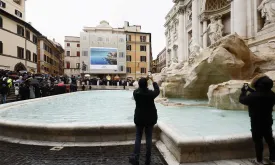 Drunken Tourist Flees Police and Dives Into Trevi Fountain in Rome