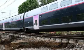 French High-Speed Train Evacuated Due to Storm-Damaged Tracks